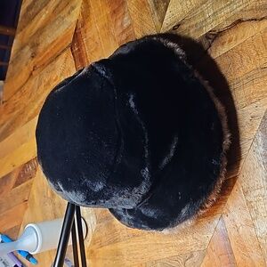 Vintage faux fur Preston & York All bucket hat